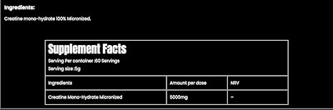 Marvelous Nutrition Creatine 300 gm | 60 Serv