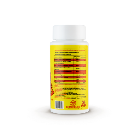 Marvelous Nutrition Testoman Ultimate Alpha Male Enhancement-30Serv-128Caps