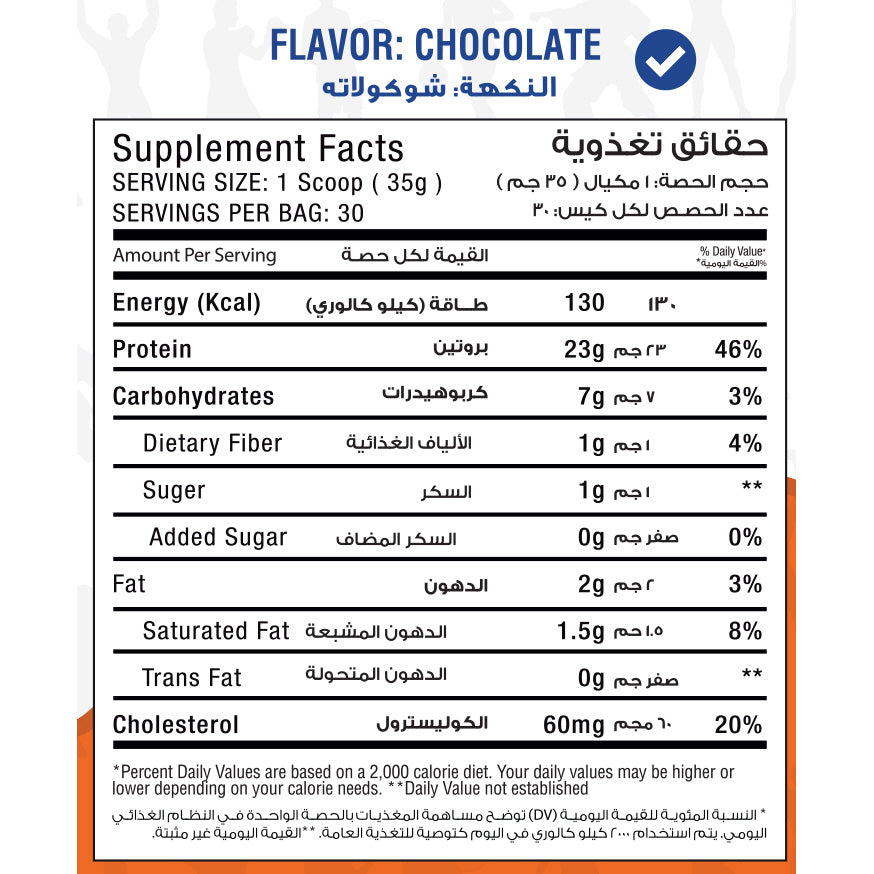 Max Muscle 360 Protein Powder Reda Ragab Signature-30Serv.-1050G.-Chocolate