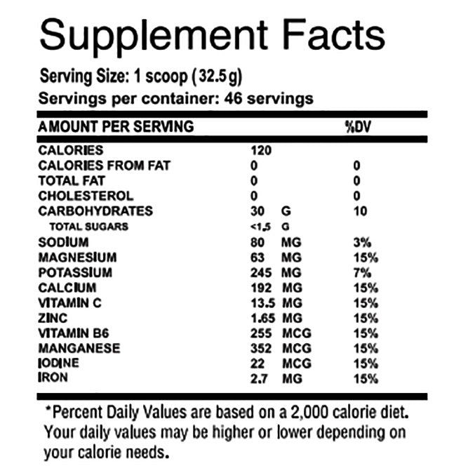 Max Muscle Max Carb Up With Electrolytes-46Serv.-1500G