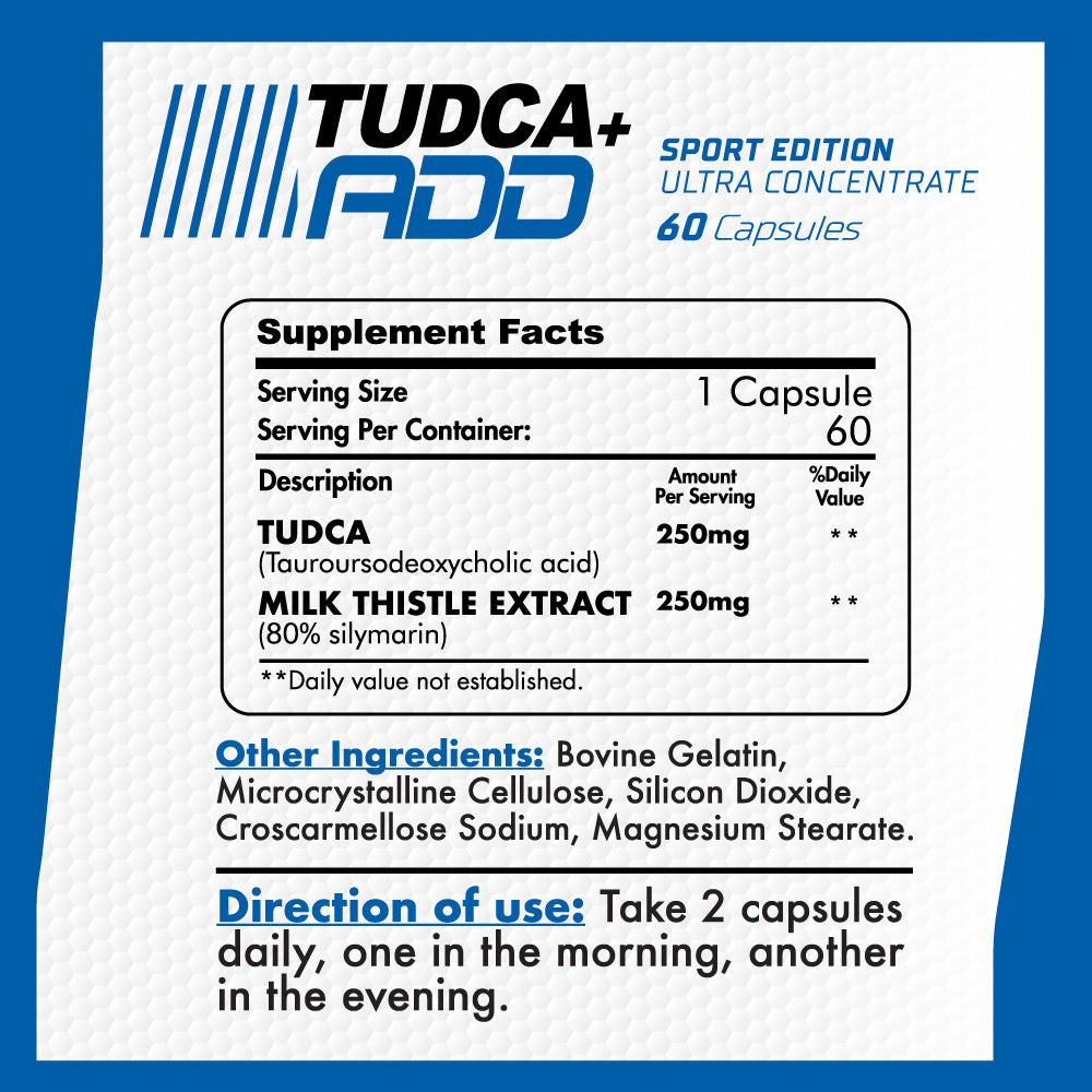 Muscle Add TUDCA ADD 60Serv.-60CAPSULES.