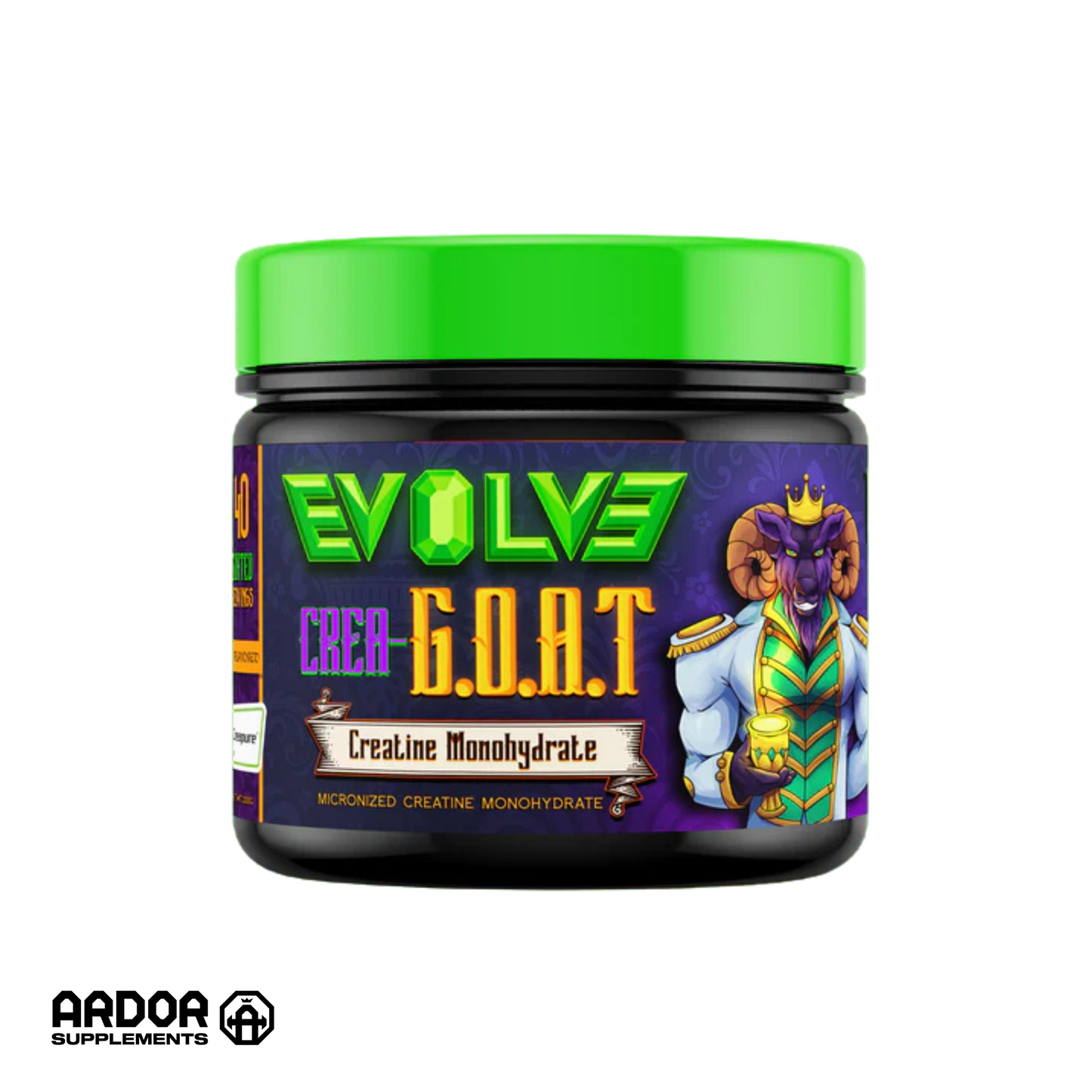 Creatine Monohydrate - 99.9%Creapure evolve 40Serv.-200G