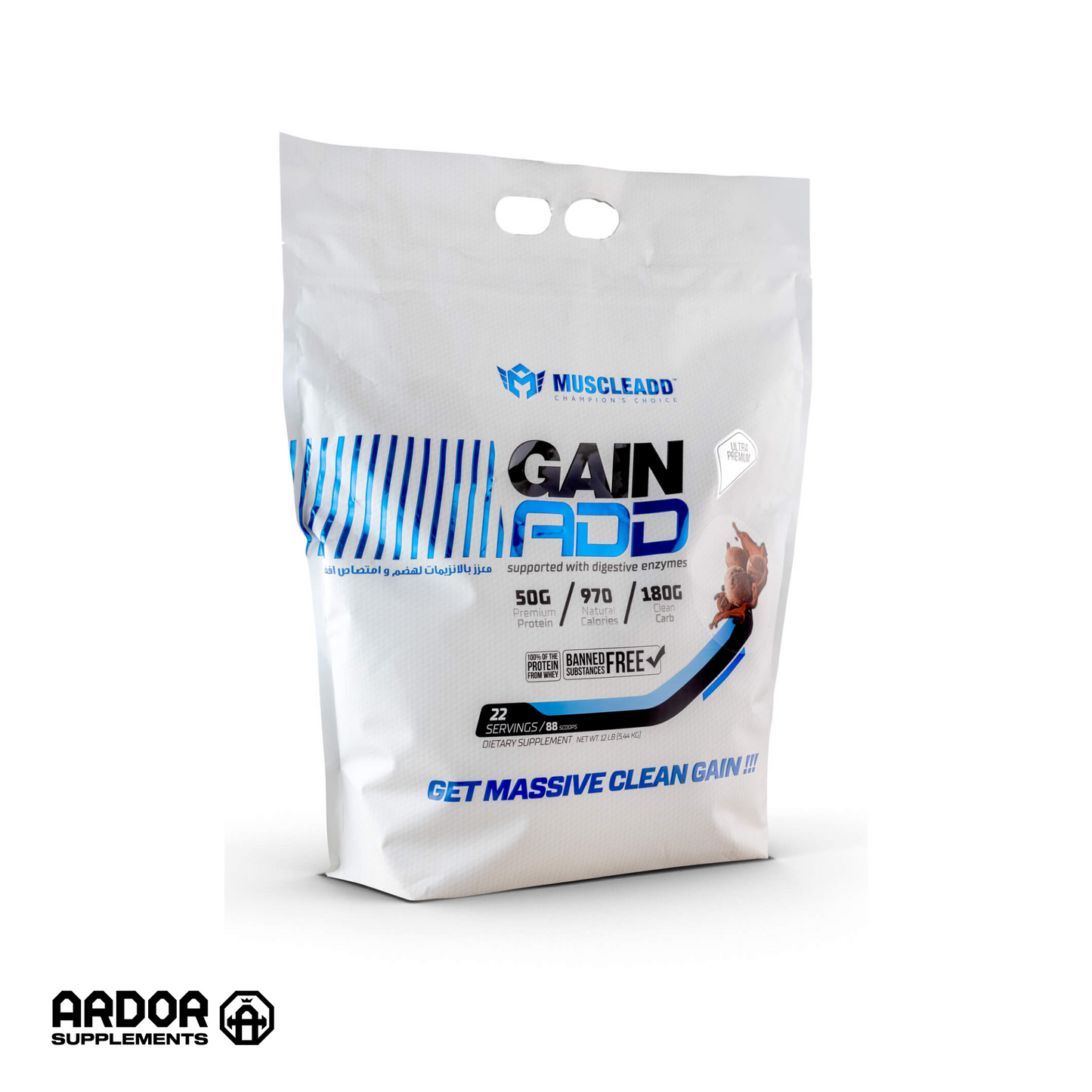 Muscle Add Gain Add-22Serv.-5.44KG