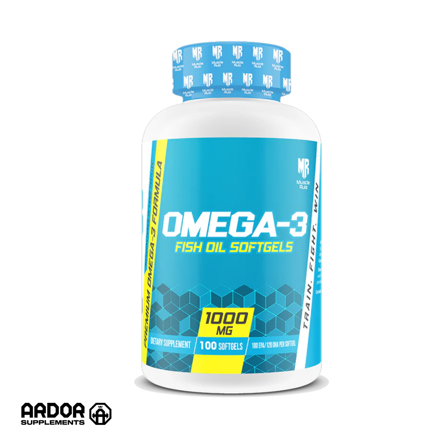 Muscle Rulz Omega‑3 Fish Oil – 100 Softgels