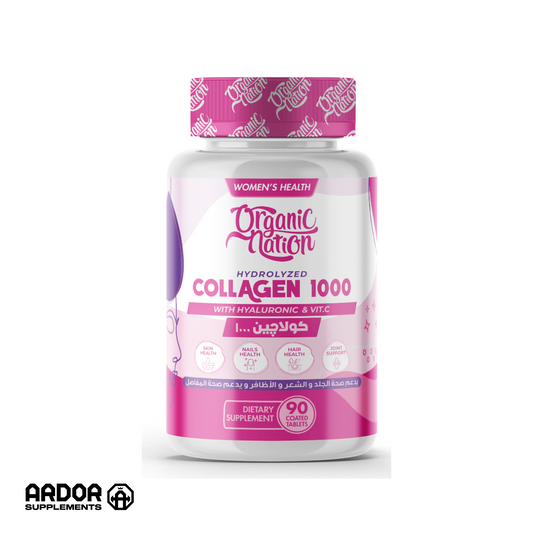 Organic Nation Hydrolyzed Collagen 1000-90 Tablets