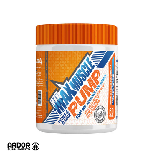 Max Muscle Pump 5000mg Arginine hcl-60Serv - Unflavored