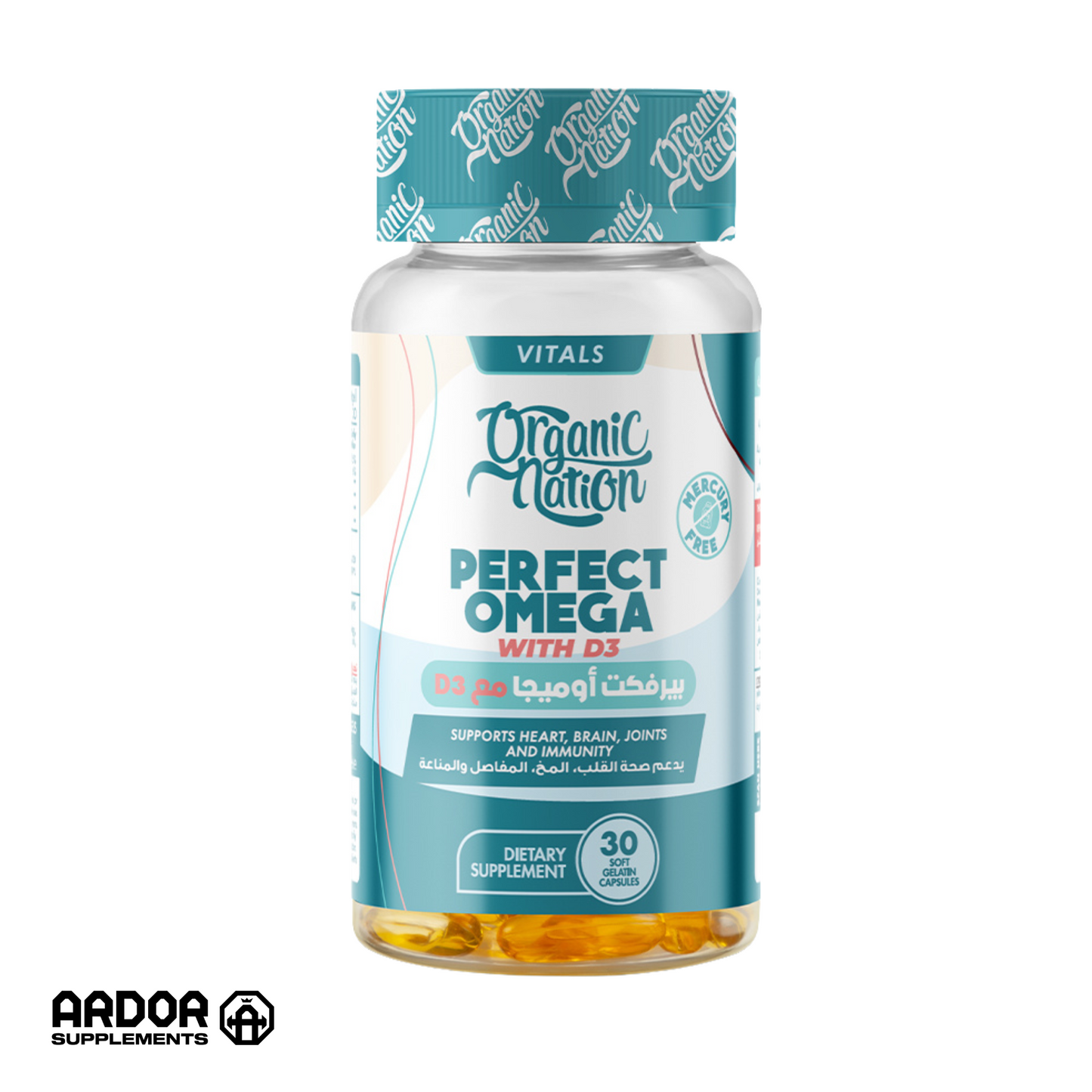 Organic Nation Perfect Omega-3 with Vitamin D3 & Vitamin E
