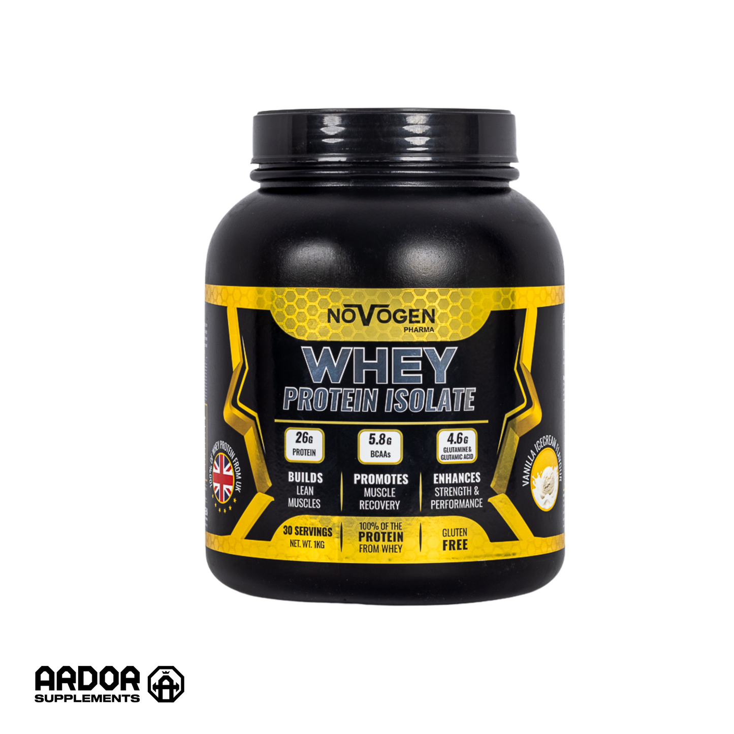 Novogen Whey Protein Isolate - واي بروتين ايزوليت نوفوجين