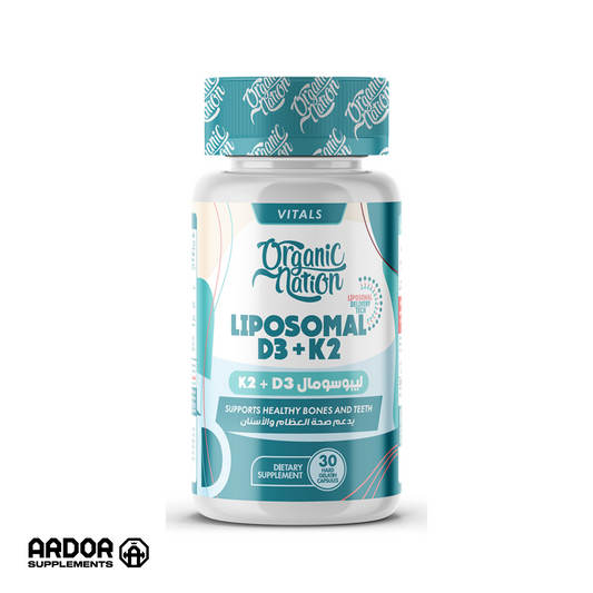 Organic Nation Liposomal D3+K2 -30Serv.-30Capsules