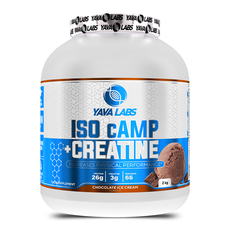 Yava Labs Pure Whey Camp + Creatine increases Physical Performance-66Serv-2KG