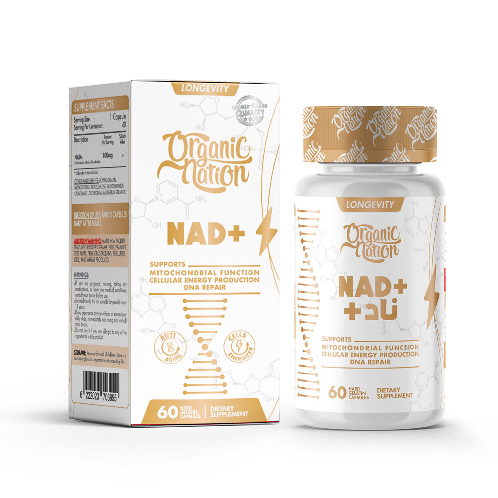 Organic Nation NAD+ 60Serv.-60Capsules