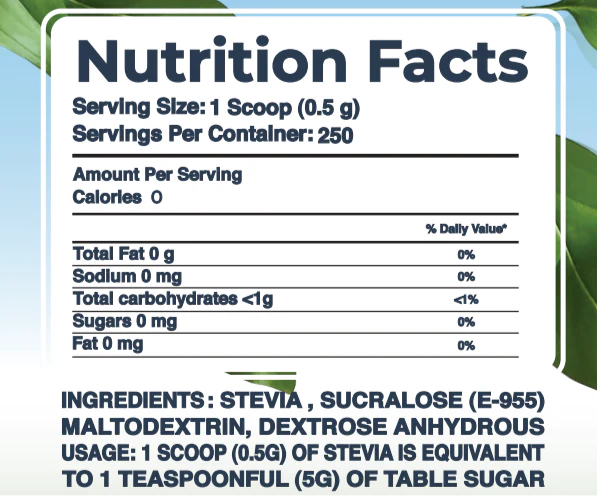 DR.Mohammed Mahmoud Stevia - Zero Calorie Sweetener - سكر دايت