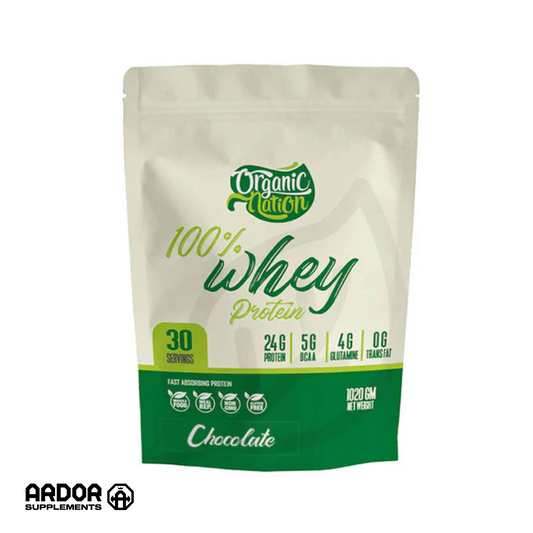Organic Nation 100% Whey Protein-30Serv.-1020g