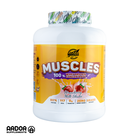 Marvelous Nutrition Muscles 100% Whey Protein Concentrate – 67 Servings – 2KG