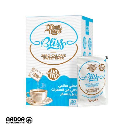 Organic Nation Bliss - Zero Calorie Sweetener - 30 Sachets - سكر دايت اكياس