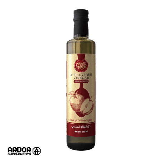 Organic Nation Apple Cider Vinegar With Mother – 250 ml - خل التفاح العضوي