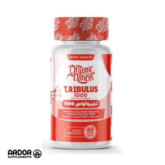 Organic Nation Tribulus 1000mg-60Serv-60Coated Tablet