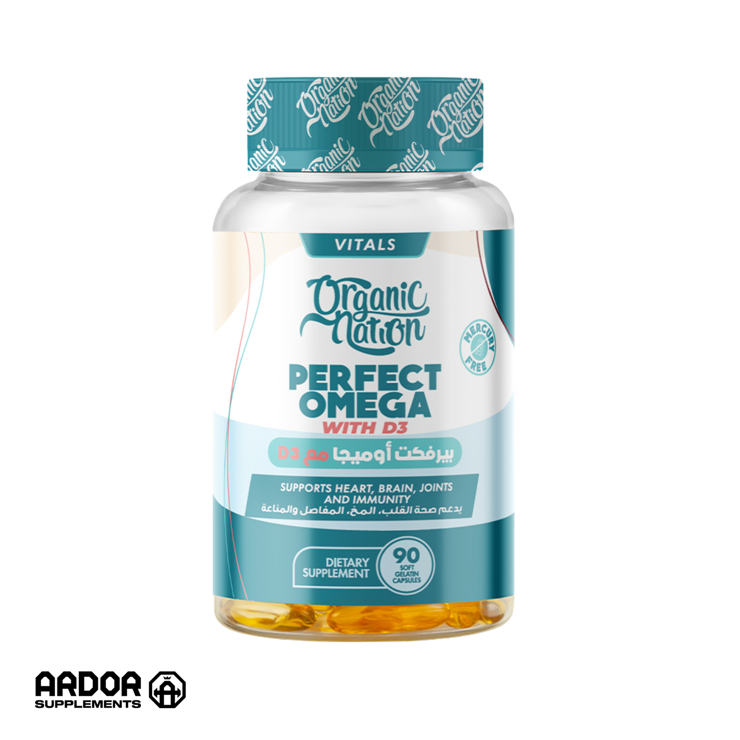 Organic Nation Perfect Omega-3 with Vitamin D3 & Vitamin E